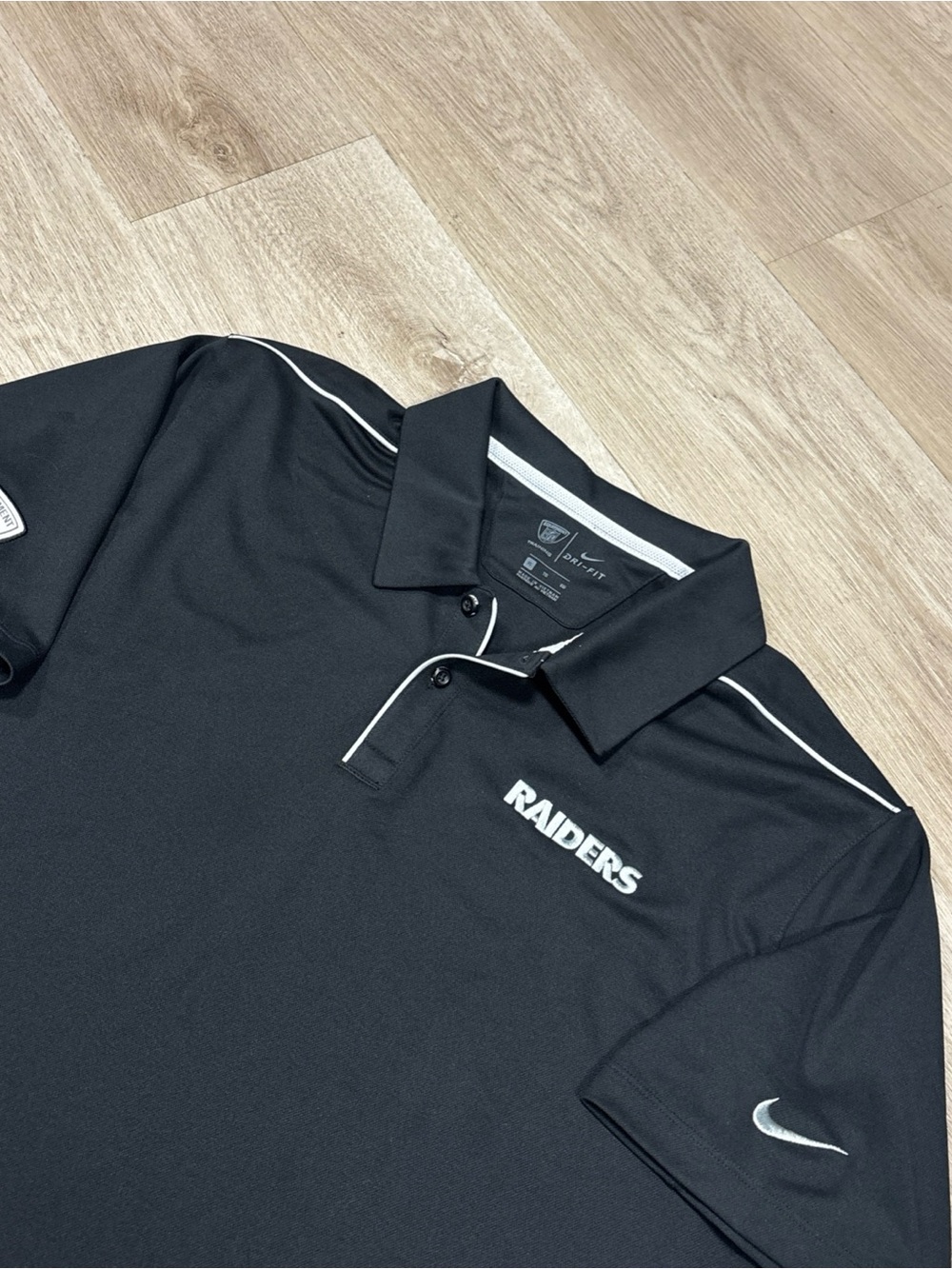 NFL NIKE Football Las Vegas Raiders Dri-Fit Polo Shirt AO3724 XL
